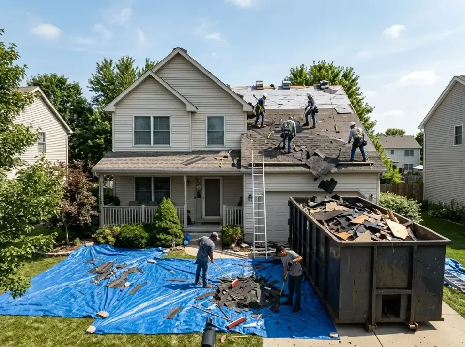roof-replacement-debris-remova-004 — frequently asked questions, Cheapest Dumpster Rentals in Abingdon, MD